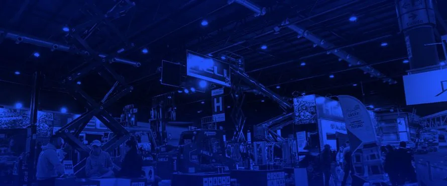 Pasillos y stands de la Expo 2026